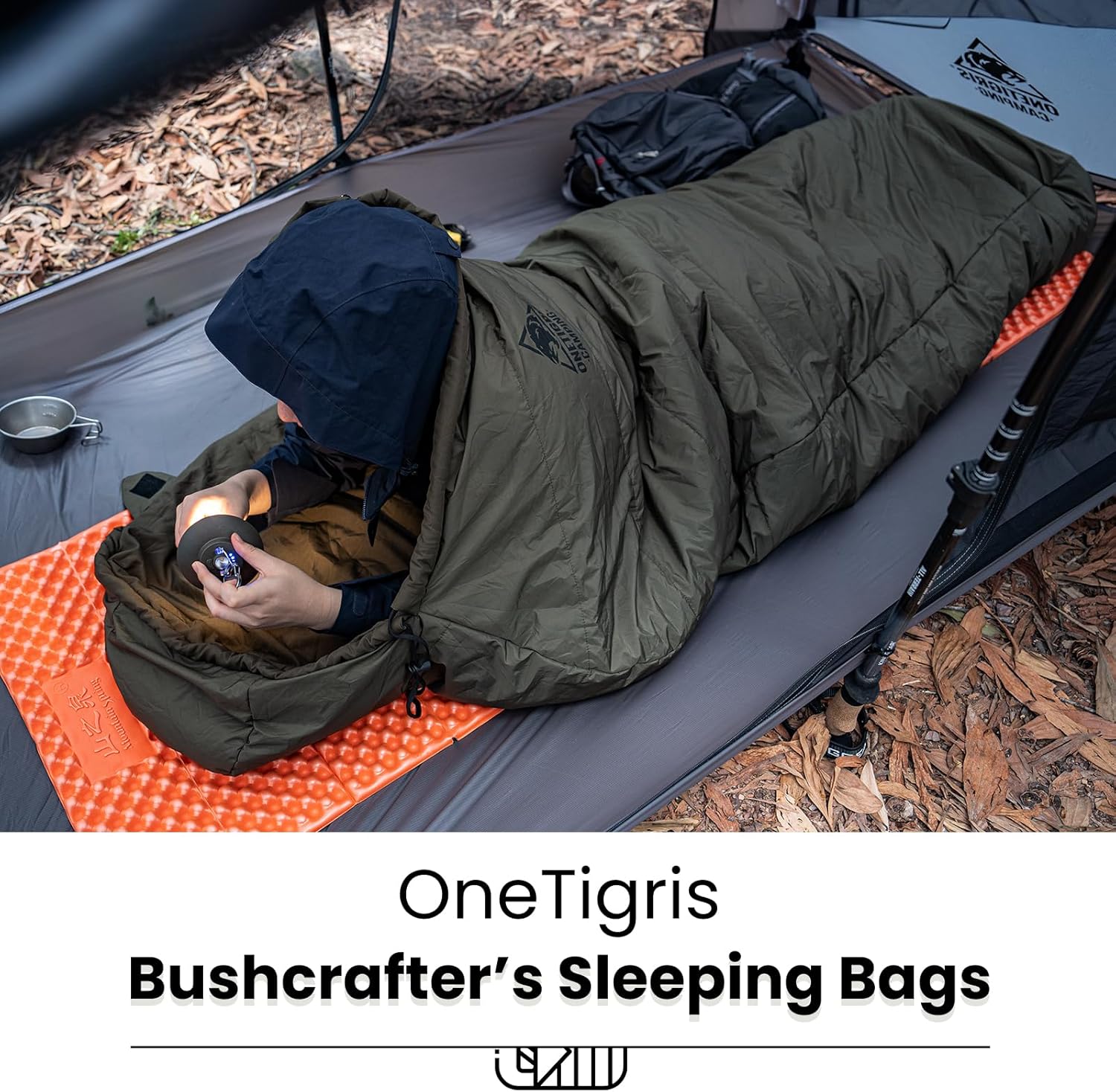 OneTigris Bushcrafter’s Sleeping Bags, Mummy Sleeping Bag for Camping Hiking Backpacking, Survival Gear - Image 8