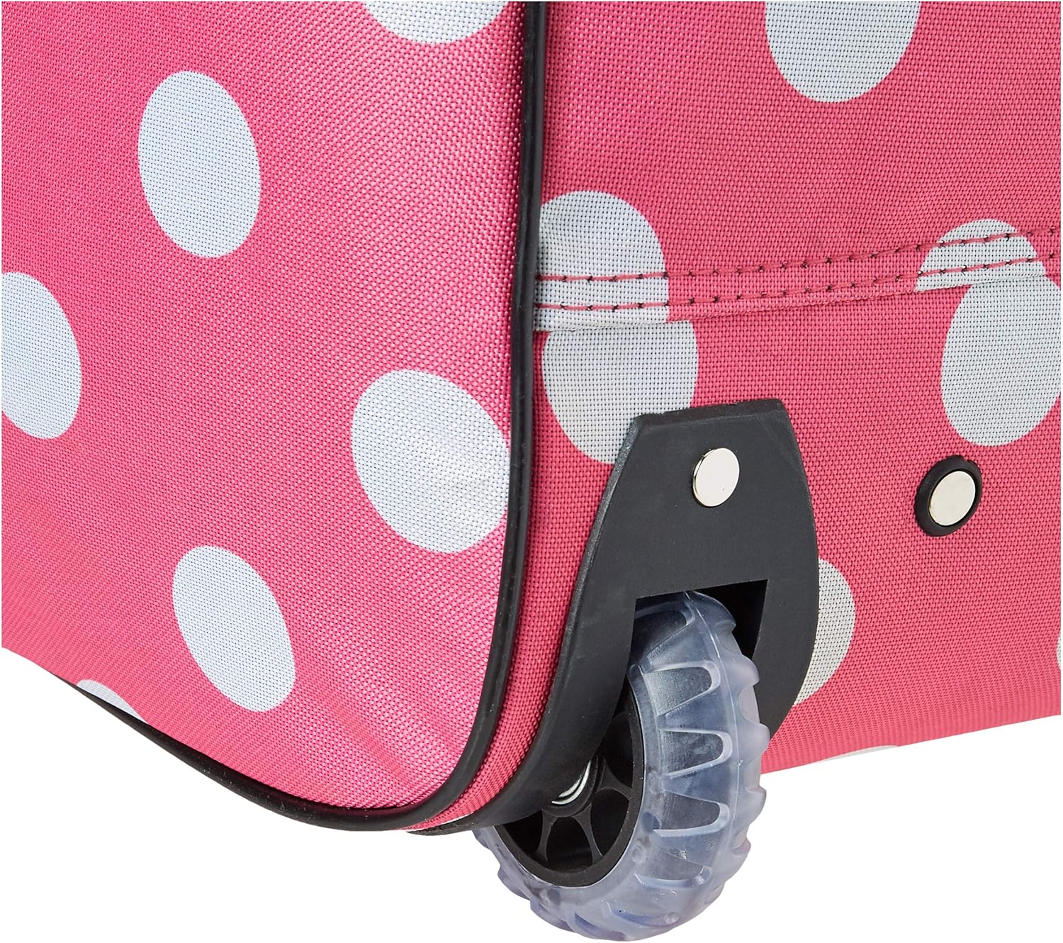 Rolling Duffel Bag, PINKDOT, 22" - Image 3